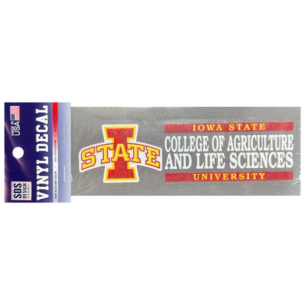 I-State College of Agriculture & Life Sciences Vinyl Decal (6 in X 2 in)
